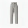 Nordic Ash Jeans de color gris claro, anchos.